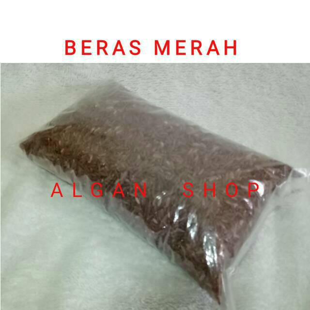 

Beras Merah Kemasan 1 Kg 1000 Gr Curah Sosoh Pulen Wangi Sehat Makanan Diet Diabetes Serbaguna.