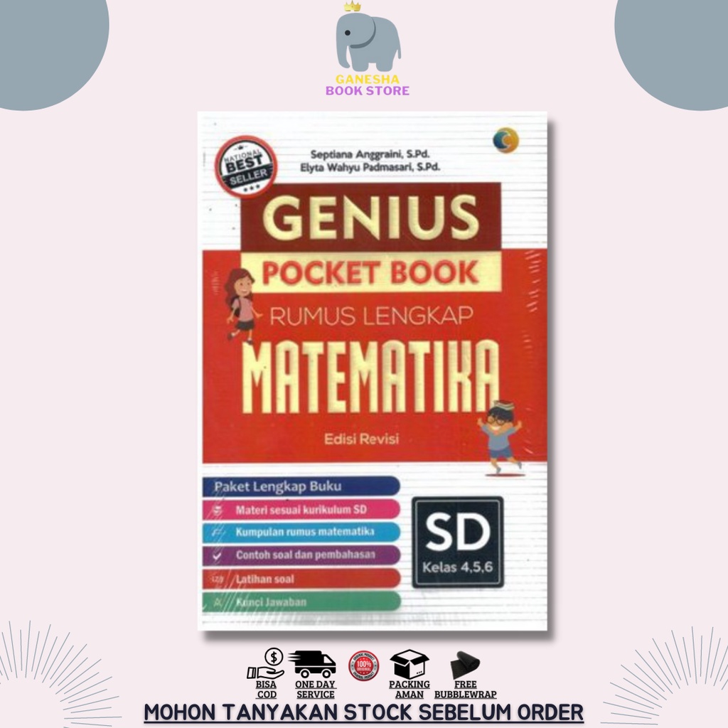 Genius Pocket Book Matematika SD Kelas 4 5 6