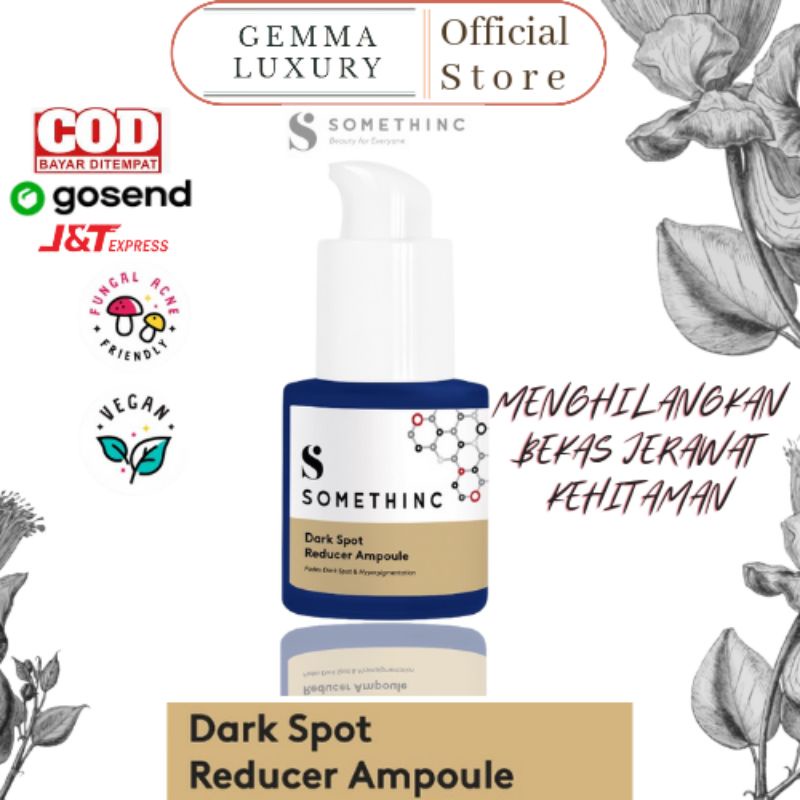 (GOSEND/COD) SOMETHINC DARK SPOT REDUCER AMPOULE - SERUM 2X MENGHILANGKAN NODA HITAM BEKAS JERAWAT