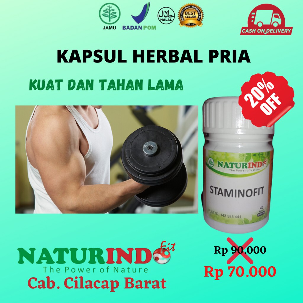 Jual Staminofit Natrindo Kapsul Herbal Stamina Pria Kuat Dan Tahan Lama Shopee Indonesia 9761