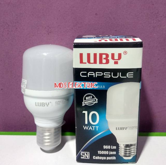 LAMPU LED LUBY CAPSULE 10 WATT WARNA PUTIH