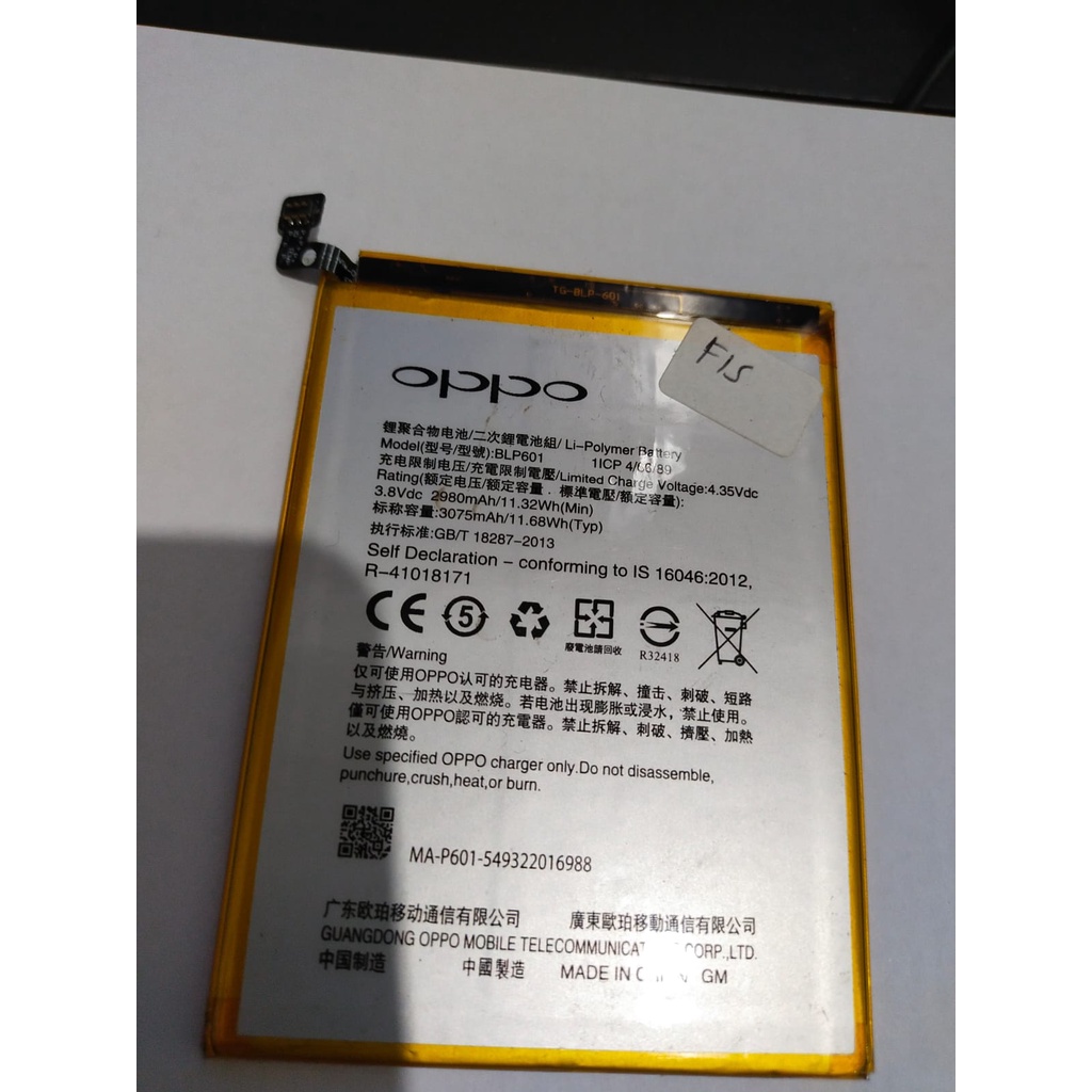 Baterai Oppo Original 100% Packing Import Batre Battery Oppo/REALME