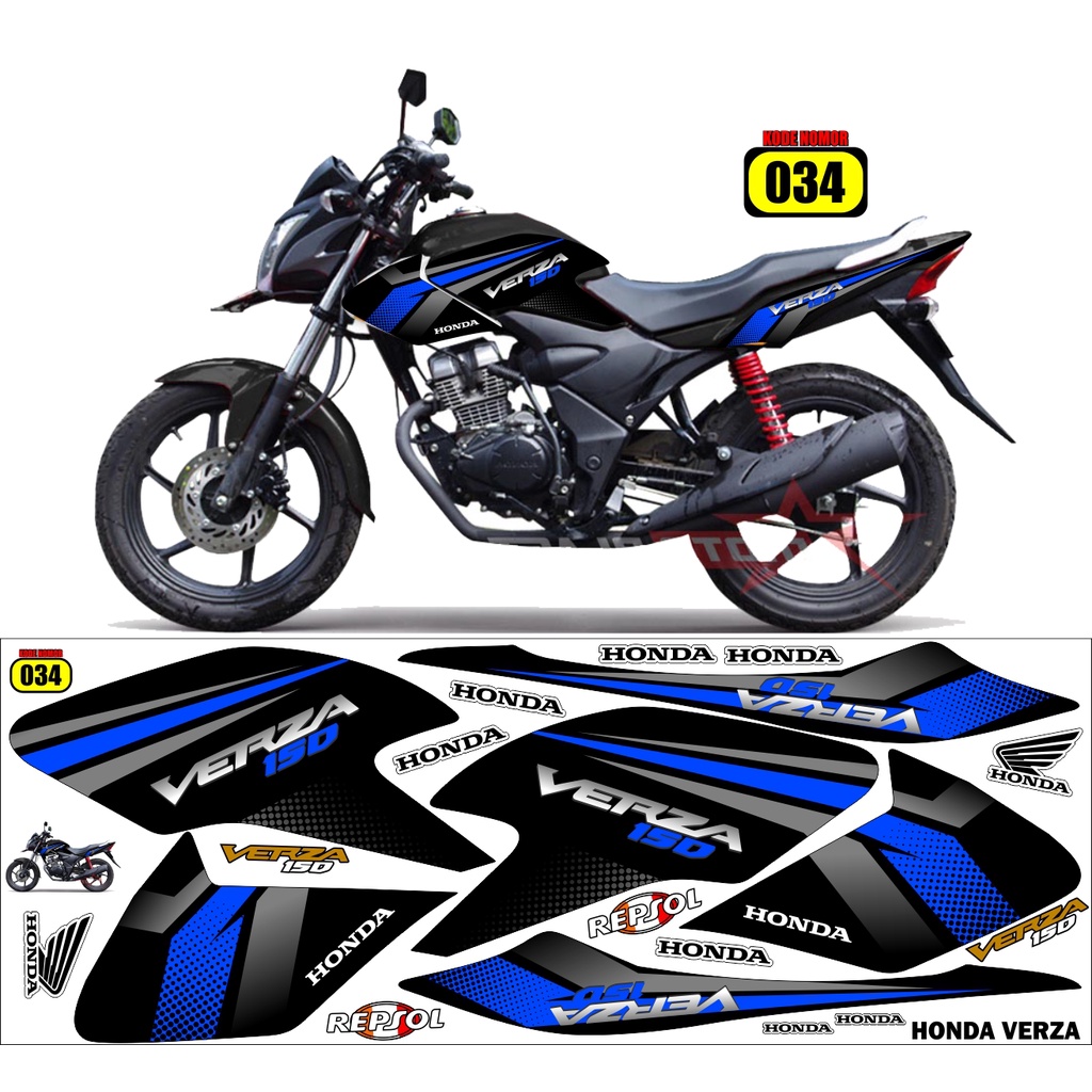 Jual Stiker Decal Striping Honda Verza Lama Variasi Dn Shopee Indonesia