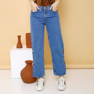 Vivian Bf Kulot CELANA  BOYFRIEND  CELANA  WANITA JEANS  Vivian Bf Kulot CELANA  BOYFRIEND  CELANA  WANITA JEANS
