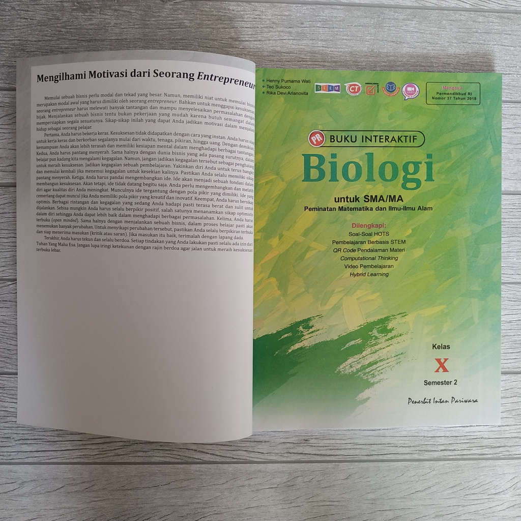 Buku PR Interaktif Biologi SMA/MA Kelas 10 Semester 2- Intan Pariwara-3