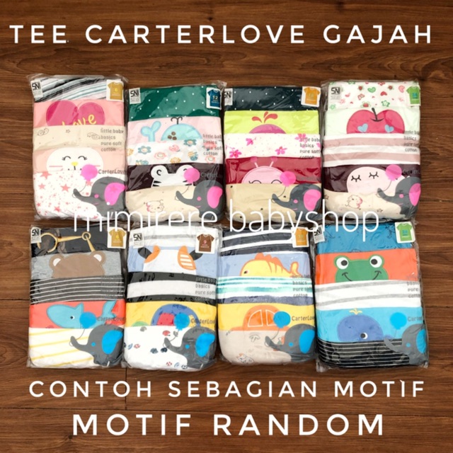 Catell Love 5in1 Short Tee / Kaos Pendek 5in1 isi 5 Kancing Pundak