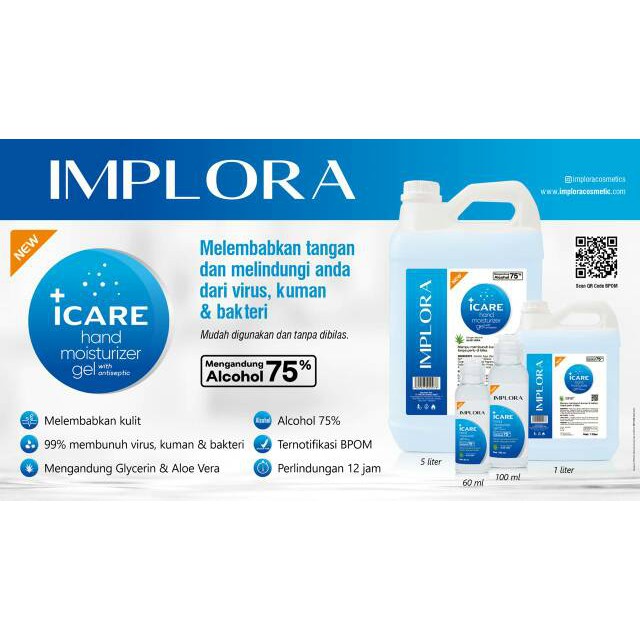 IMPLORA Hand Sanitizer 1 liter