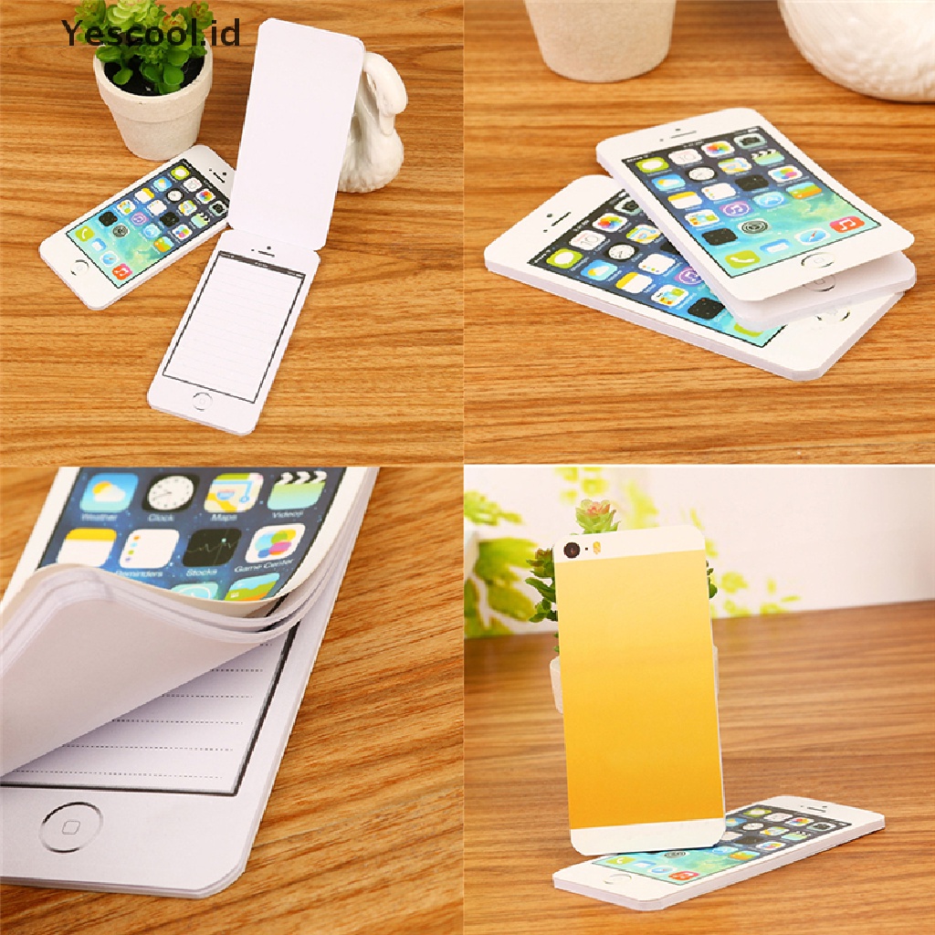 (Yescool) Sticky Note Bentuk Handphone Untuk Kantor