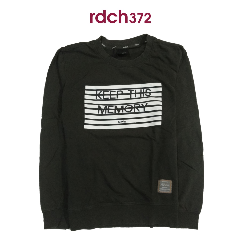 CREWNECK BRANDED SECOND FELTICS M