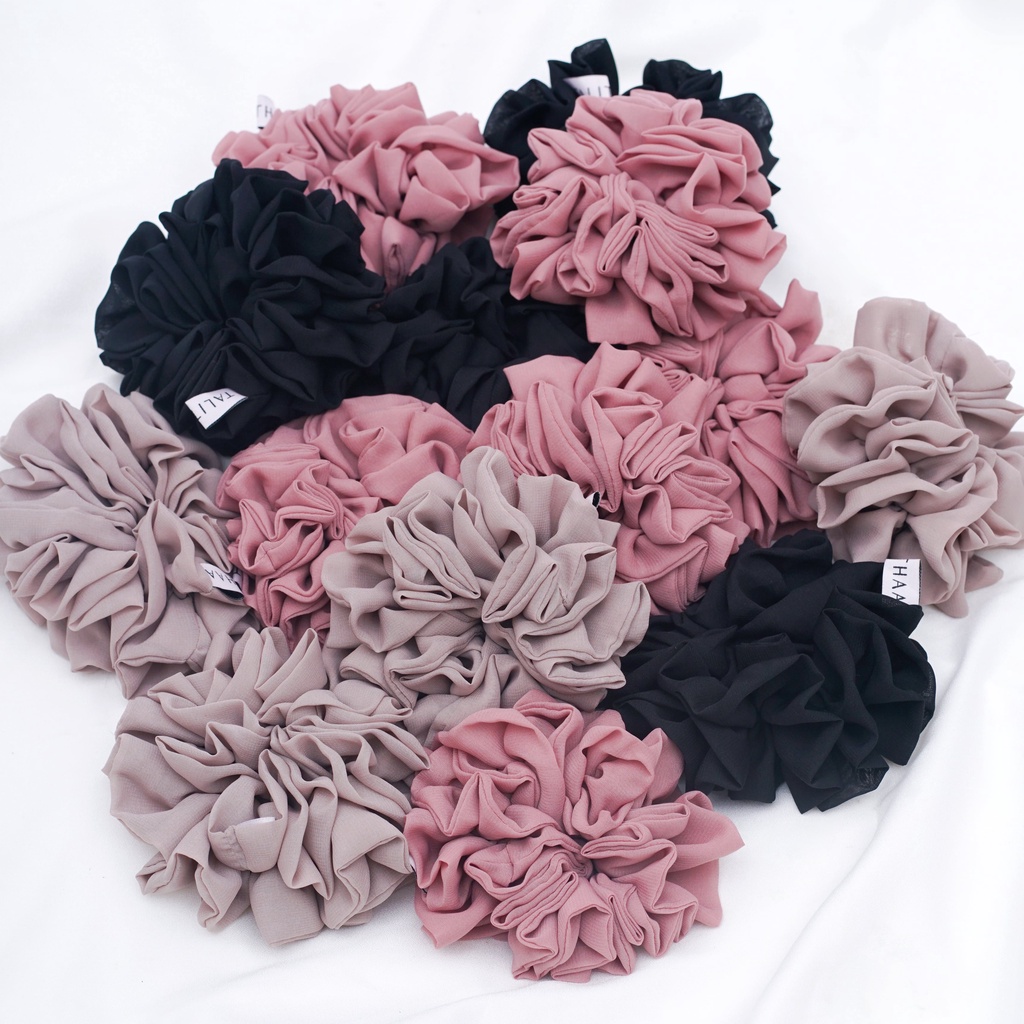 Jual Talithaa Scrunchie Ikat Rambut Cepol Hijab Shopee Indonesia 