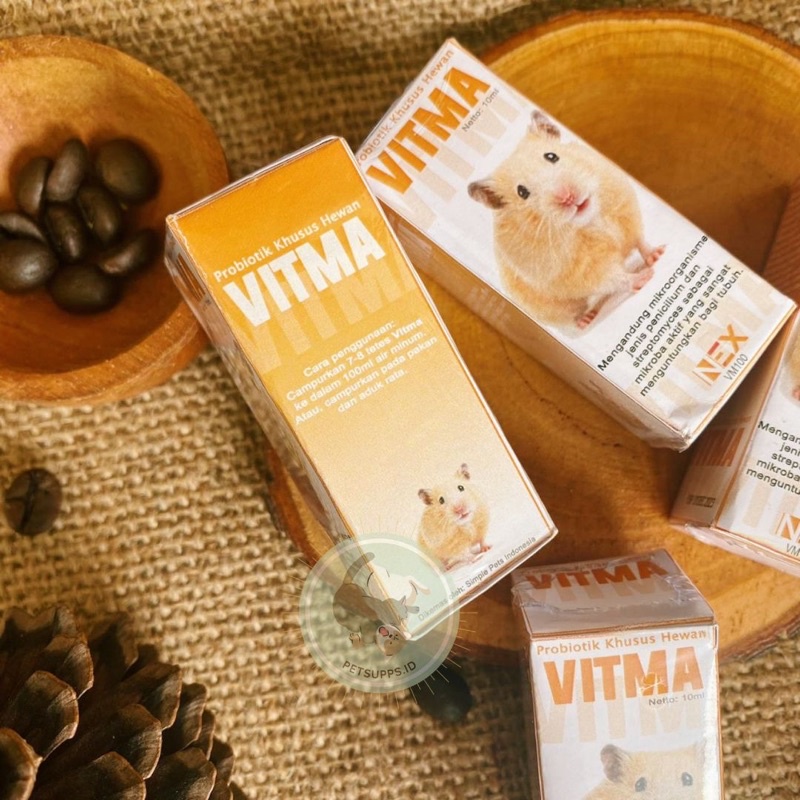 Vitamin hamster vitma | probiotik hamster | penambah nafsu makan