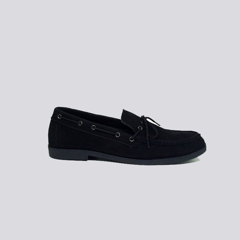 Sepatu Pria Loafers Ukuran Besar Jumbo Gede 44-45-46-47-48 Kulit Hitam Loafer Mokasin Formal - Sepatu Moccasin Pantofel Big Size BRK-X.07