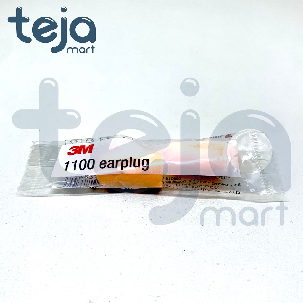 Ear-plug 3M tipe 1100 Orange Sumbat Telinga /Tutup Telinga Dari Debu