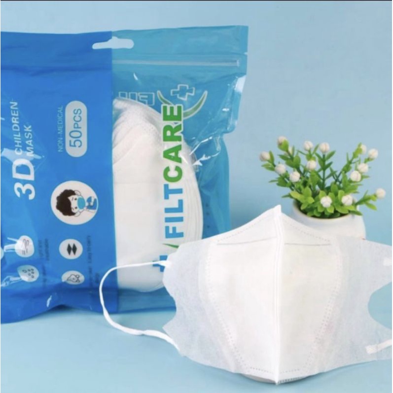 Duckbill AnakCareion putih isi 50 pcs