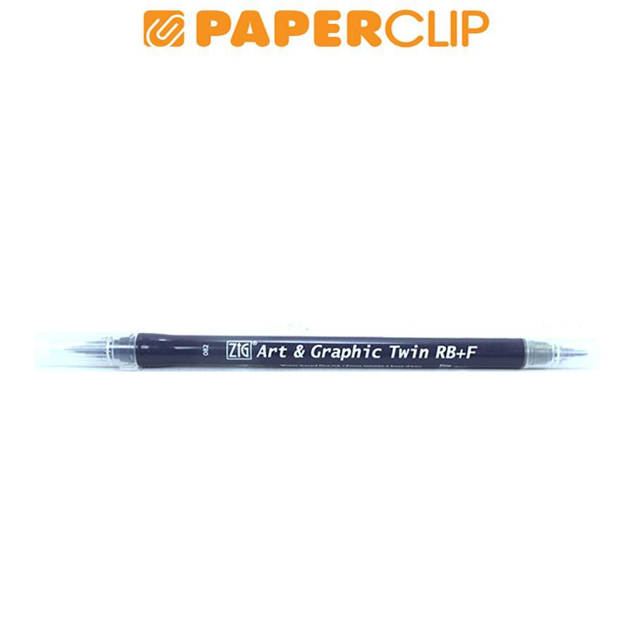

PEN BRUSH ZIG KURETAKE ART & GRAPHIC TWIN RB+F TUT-95 082 SLATE GRAY