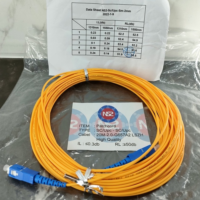 patchcord patch cord sc upc 2m 3m 5m 10m 15m 20m 2mm
