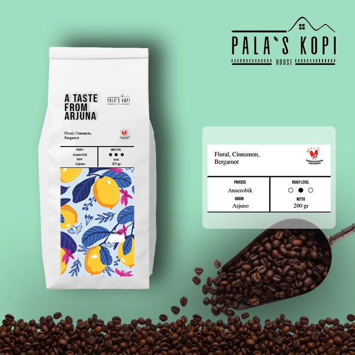 

Biji Kopi Arabika Arjuna Anaerobik 200 gr