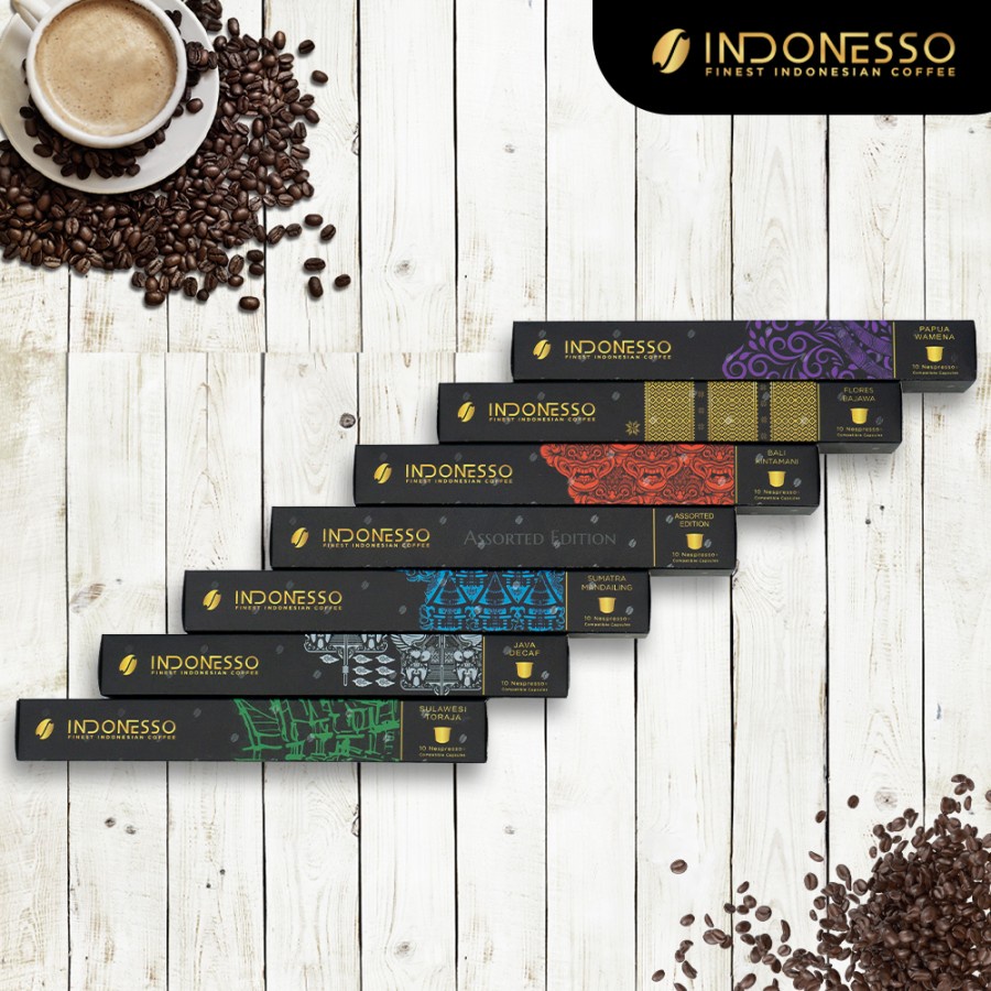 

Kopi Kapsul INDONESSO Nespresso® 10pcs | coffee capsules compatible