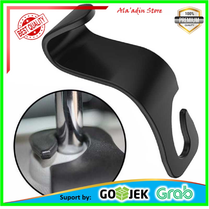 Gantungan Organizer Barang Mobil Headrest Hook 1 Pcs - A219C