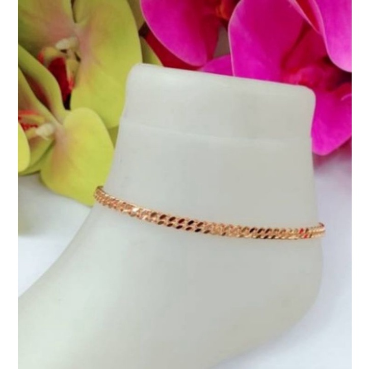 Gelang Kaki Rantai Polos