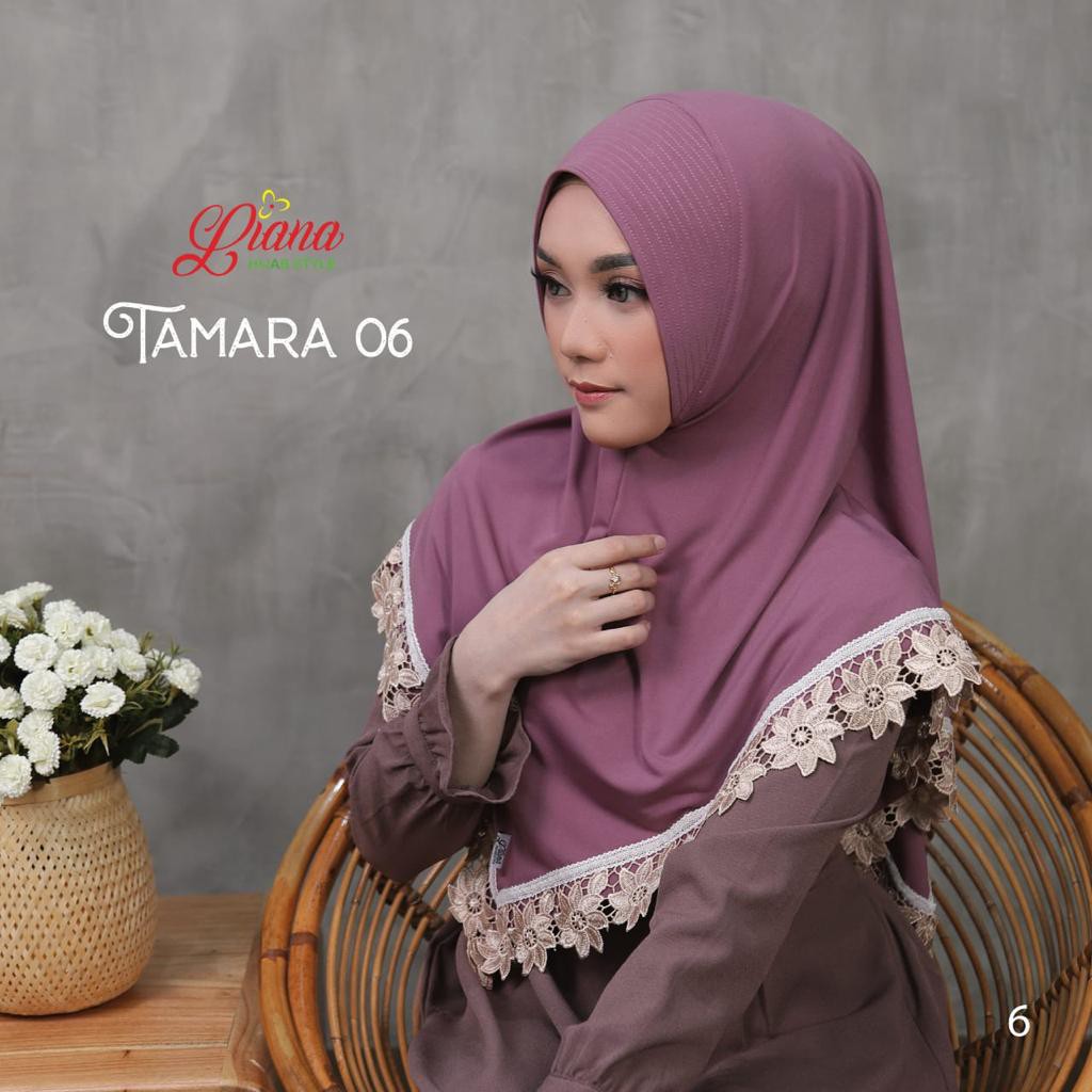 Jilbab Instan Bergo Tamara 05 06 07 Ori Liana Hijab BY QOID-PURPLE