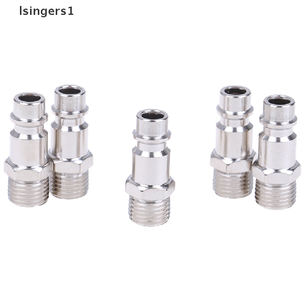 (lsingers1) 5pcs Konektor Kompresor Udara euro 1 / 4 &quot;quick release