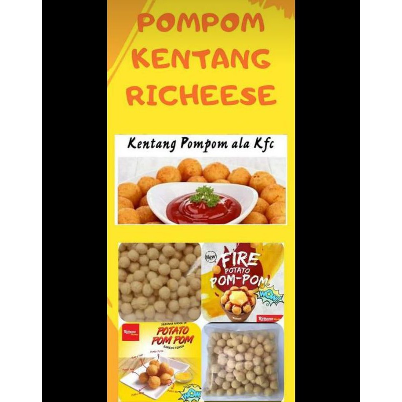 

POTATO POMPOM TERMURAH *KENTANG RICHEESE*