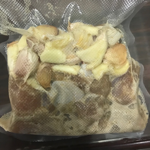 

Ayam goreng bawang putih dalam vacuum bag