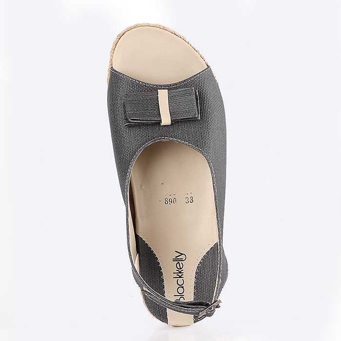 Sandal Teplek Wanita Slip On Cewek Flat Casual Polos Blackkelly Original