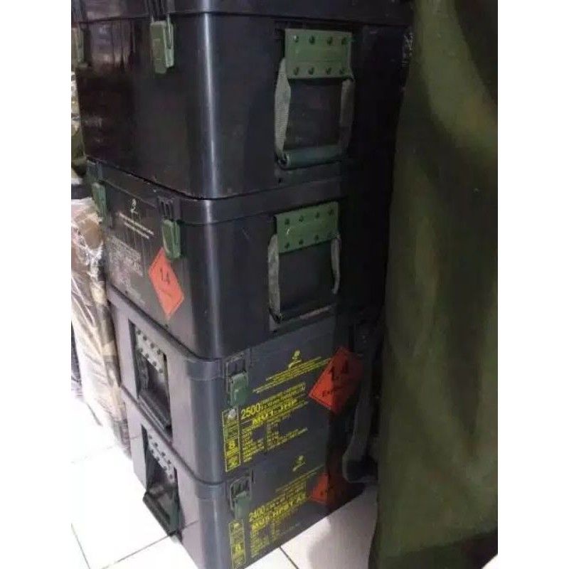 KOTAK PELURU KOTAK VIBER MULTIFUNGSI KOTAK SENJATA KOTAK PELURU KOTAK BEKAS PINDAD