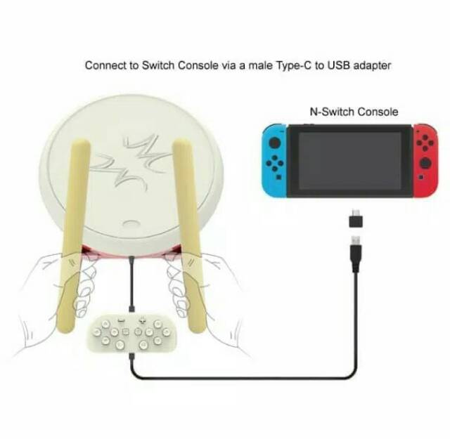 NINTENDO SWITCH DOBE TAIKO DRUM TNS-1867