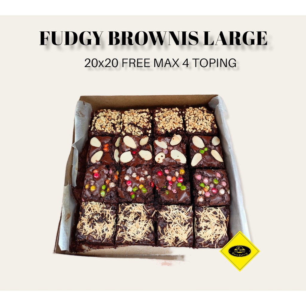 

Fudgy Brownies Large