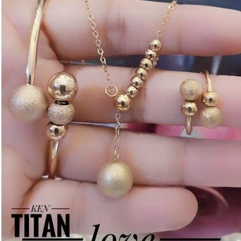 TiTanium set perhiasan wanita y929