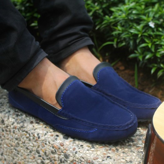 POP NAVY |FORIND x Reyl| Sepatu Suede Jalan Vintage Klasik Casual Pria Boat Ori Original Footwear