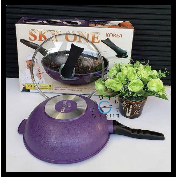 Wok Pan Sky One Korea Wajan Nonstick
