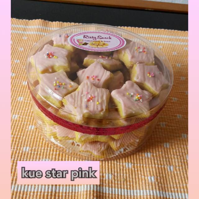 

kue star pink 500gr