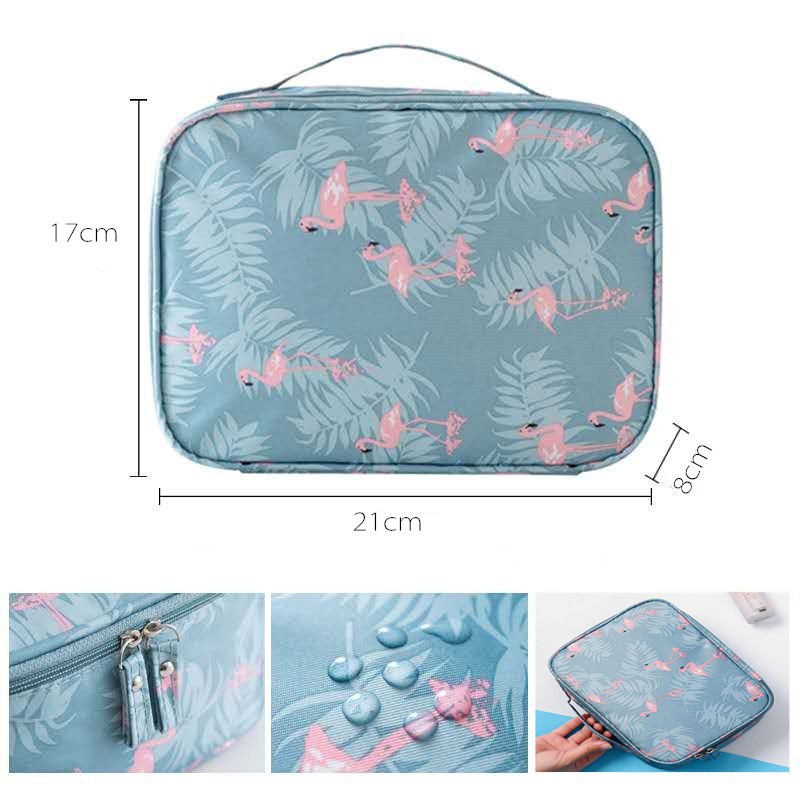 Tas Kosmetik Wanita Travel Portabel Serbaguna Traveling Organizer Multifungsi