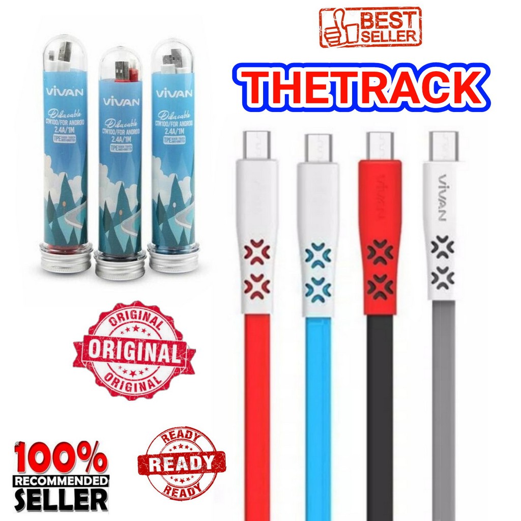 KABEL VIVAN CTM100 MICRO USB ALL ANDROID / CABLE VIVAN ORIGINAL CTM 100 ST