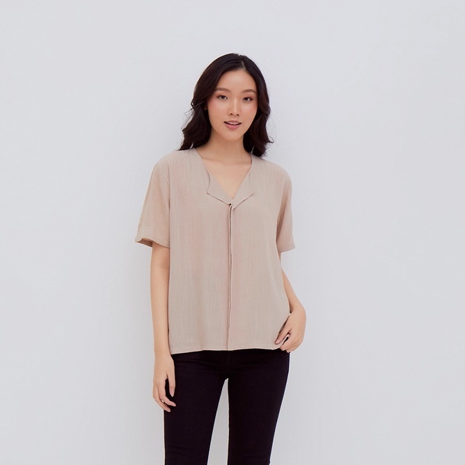 TERRAMO CRINKLE BLOUSE