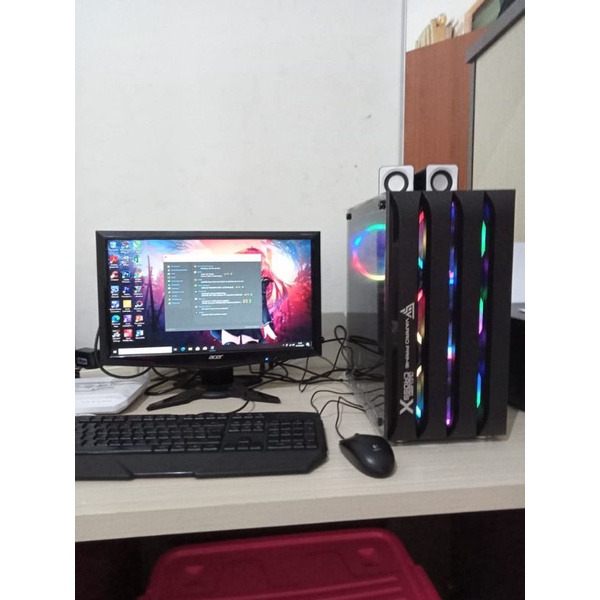 jual 1 set pc gaming