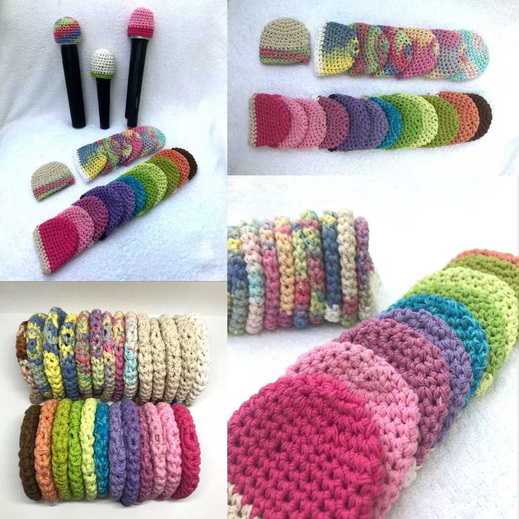 HANDMADE CROCHET MIC COVER / CROCHET HANDMADE GIFTS