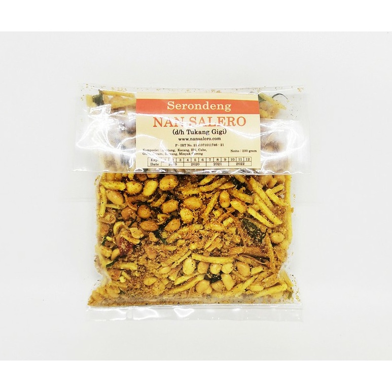 

Serondeng Kacang Serundeng Kacang Nan Salero 200gr