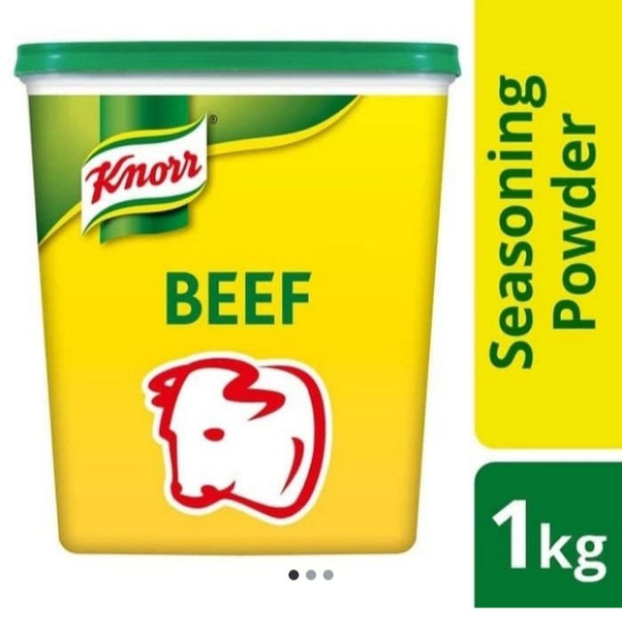 

SPESIAL PROMO - KNORR BEF SEASONING ( KALDU SAPI KEMASAN BOX NON MSG ) 1 KG