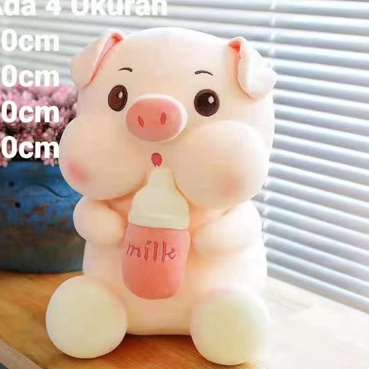 Grosir Terkeren Boneka babi lucu pink / Doll piggy imut halus lembut