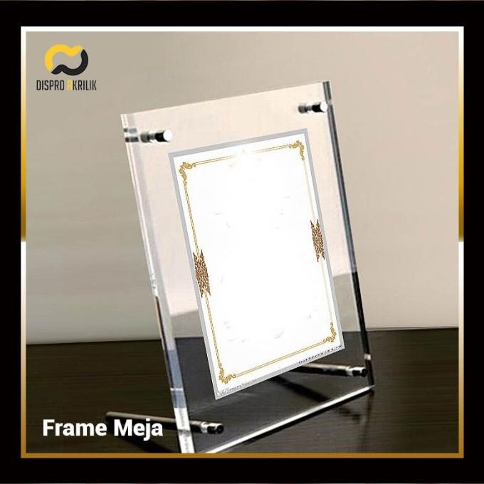 

Office & Stationery | Document Organizer | A4 Standing Frame Acrylic / Frame Brosur Meja / Photo Frame Acrylic | Best Seller
