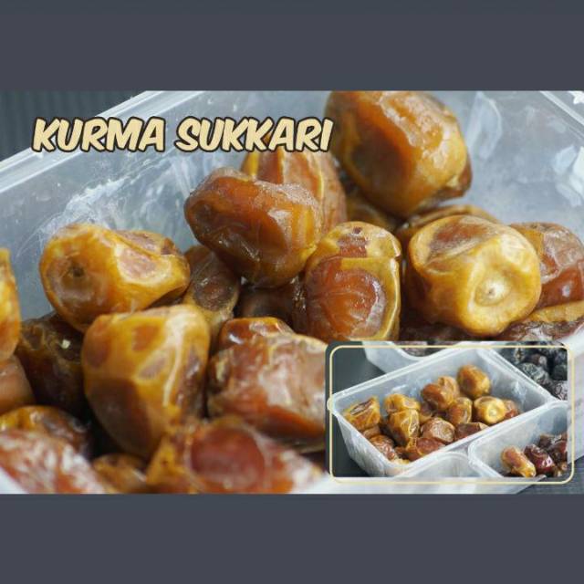 

Kurma Sukkari tebal dagingnya, legit rasanya.