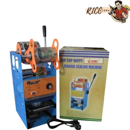 Mesin Cup Sealer Press Gelas Plastik Manual Sealing Machine / Cup Sealer ET-D8 ETON / Original Mesin