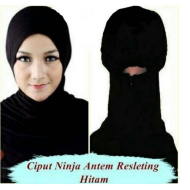 CIPUT NINJA ANTEM+CEMOL HIJAB/DALAMAN JILBAB