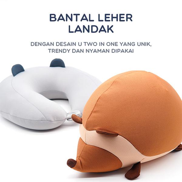 COD Bantal Leher Travel Anti Pegal Lembut untuk Dewasa Multifungsi SAMONO Berkualitas Murah Samono SNP001