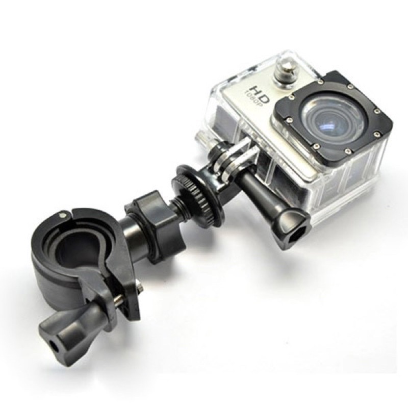 Bracket  Holder Stang Sepeda / Motor Bracket Roll Cage Dual Mount for Action Cam Xiaomi Yi Kamera DSLR GoPro